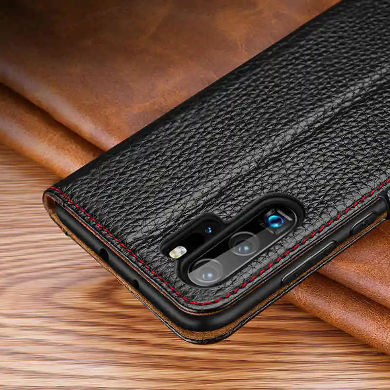 Чехол из натуральной кожи для huawei P30 Pro, чехол, магнитный чехол Etui, чехол для huawei P30 P30Pro, флип-чехол, чехол с окошком