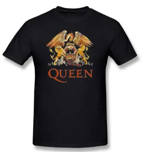

Queen Band Rock T Shirt LOGO Funny T-Shirt Men Short Sleeve Cotton Tee Shirt Casual Summer Men's T Shirts Oversized Tee Shirt