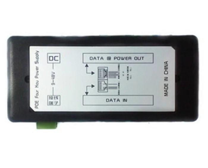 4 порта LAN пассивный модуль Power Over Ethernet инжектор постоянного тока 9 48 в блок питания