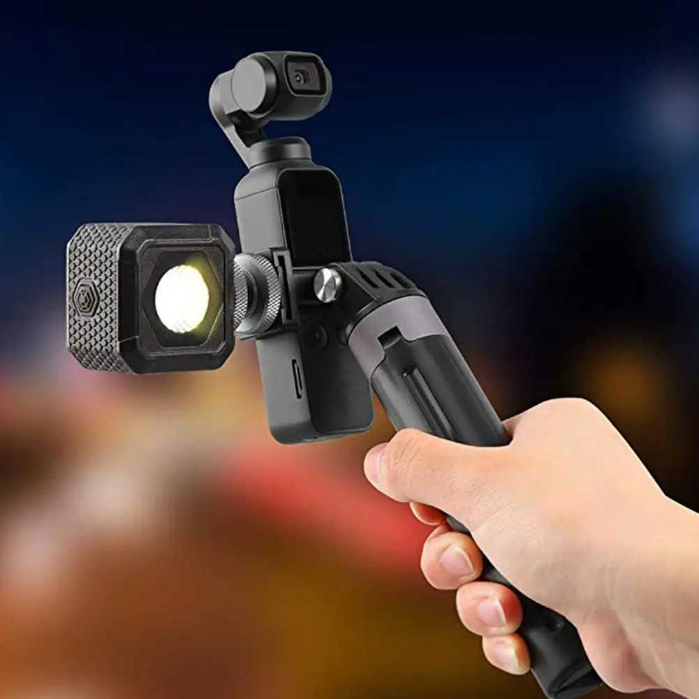 

Easy Install Handheld Gimbal Expansion Cold Shoe Universal Mount Data Port Selfie Accessories Lightweight For DJI OSMO Pocket