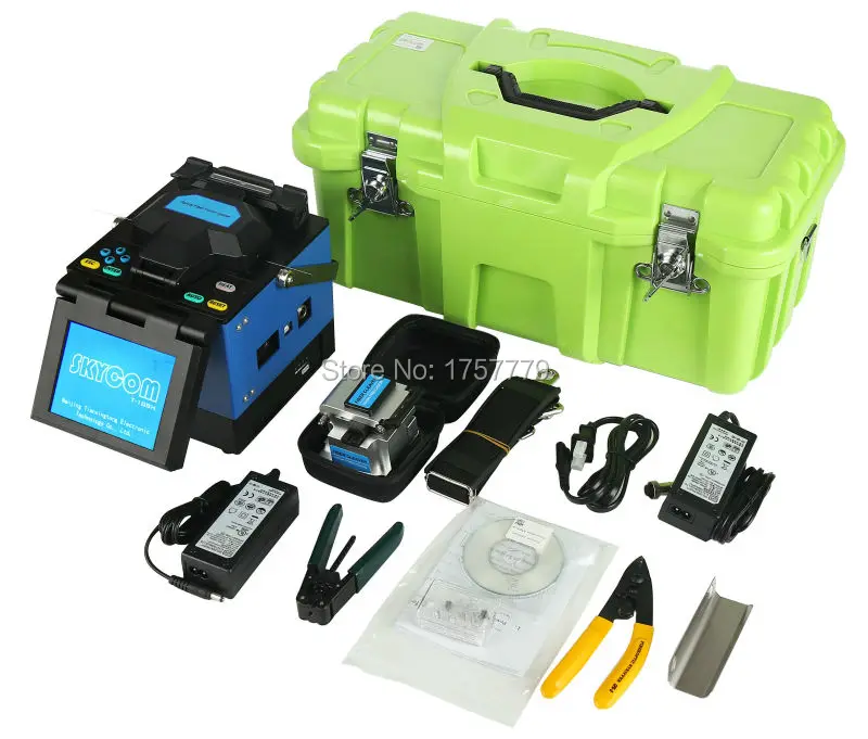 Skycom T-108H Optical Fiber Fusion Splicer FTTH Optic Splicing Machine with Automatic Heat Oven | Мобильные телефоны и