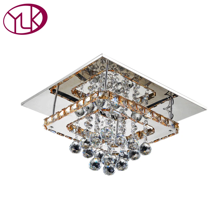 

Youlaike LED Corridor Hallway Crystal Ceiling Lamp European Style Aisle balcony Surface Mounted Lighting Fixtures
