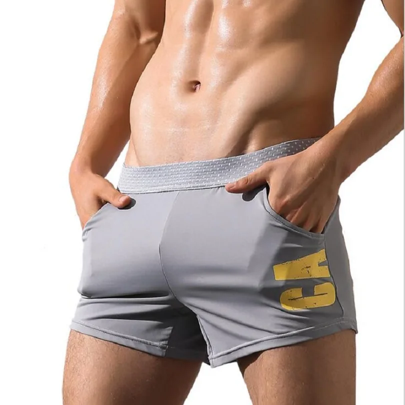 Casual Loose Men's Shorts Comfortable Male Boxers Polyester heren korte
