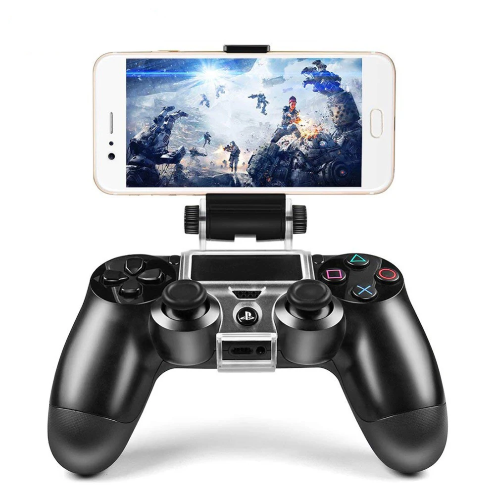 

ZOMTOP Accessories for Sony PlayStation 4 PS4 Smart Phone Clip Clamp Mount Stand Bracket Phone Clip Holder for Dualshock 4