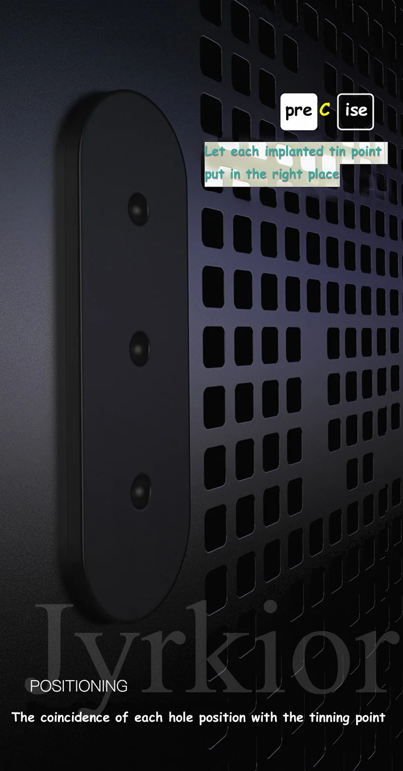 Qianli 3D Универсальный жесткий диск модуль NAND GTR100 BGA черный трафарет завод жестяная сетка для iPhone 6/6 S/6SP/7G/7 P/8G/8 P
