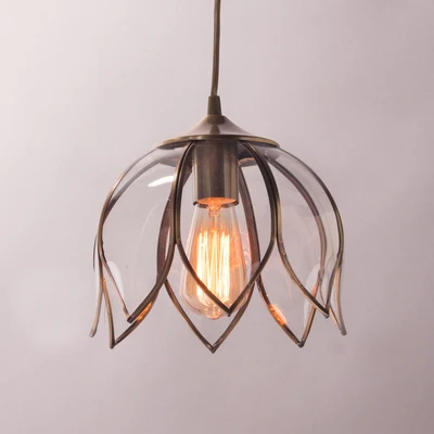 Antique 1 pcs Tiffany lamps lustre glass shade pendant lights for Dining Room Kitchen light Retro E27 led pendant lamps Avize