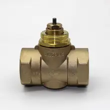 Латунный двухходовой клапан DN25 электрический тепловой привод клапан M30 x 1,5 для теплового привода и радиатора термостатический клапан