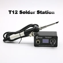 

2018 NEW T12-942 MINI Portable OLED T12 solder iron station Welding Equipment new design quick heating solder station