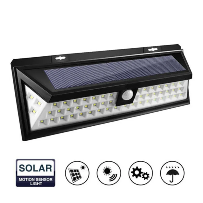 

Waterproof LED Solar Light 2835 SMD White Solar Power Outdoor Garden Light PIR Motion Sensor Pathway Wall Lamp 3.7V Night Light