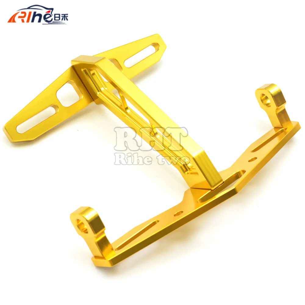 Motorbike Accessories Motorcycle License Number Plate Frame Holder Bracket Golden Color For HONDA MSX 125 MSX