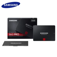 SAMSUNG оригинальные SSD 860 PRO 256 ГБ 512 Внутренний твердотельный диск 1 ТБ 2 ТБ жесткого диска SATA3 2,5 HHD для ноутбука, настольного компьютера, ПК