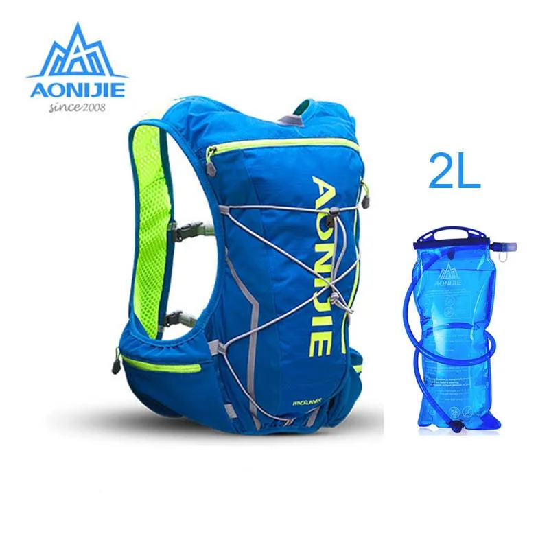 AONIJIE 10L Мужская и женская нейлоновая уличная сумка походный рюкзак для бега жилет
