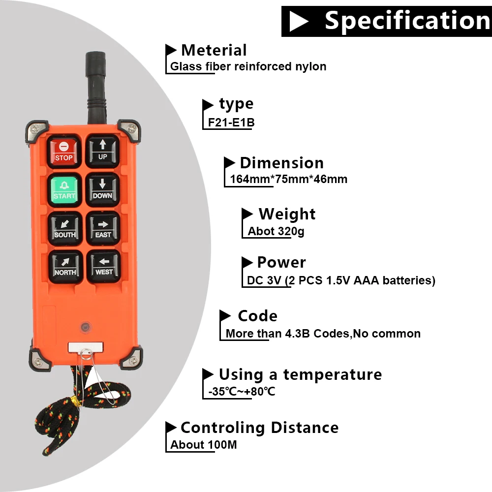 Industrial controlador remoto 1 transmissor + 1