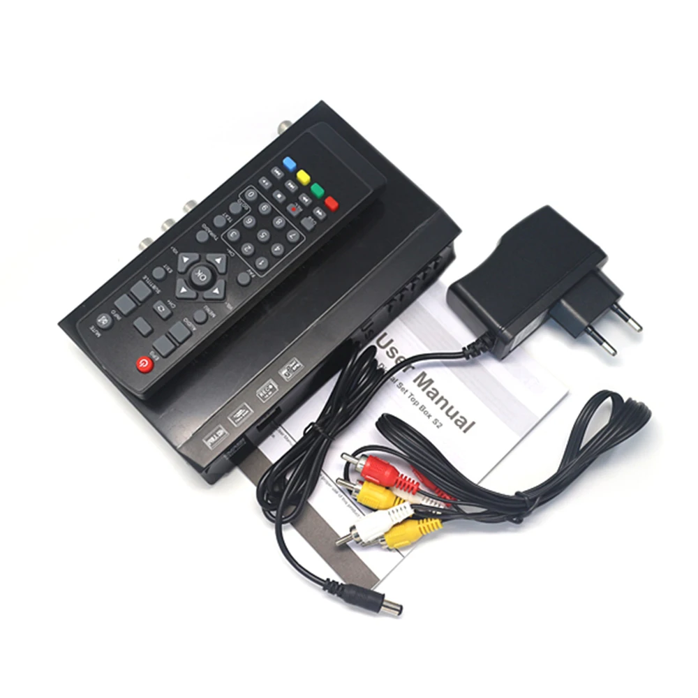 Vmade DVB-S2 Satellite Receiver Fully HD 1080P support IKS Cccam Biss Satellite TV Box DVB S2 H.264 Tuner set top box for Brazil