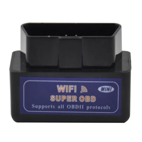 elm327 v1.5 OBD2 Wifi диагностический инструмент Супер Мини elm 327 bluetooth V2.1 работает на крутящий момент для Andriod/IOS/Windows - Цвет: Черный