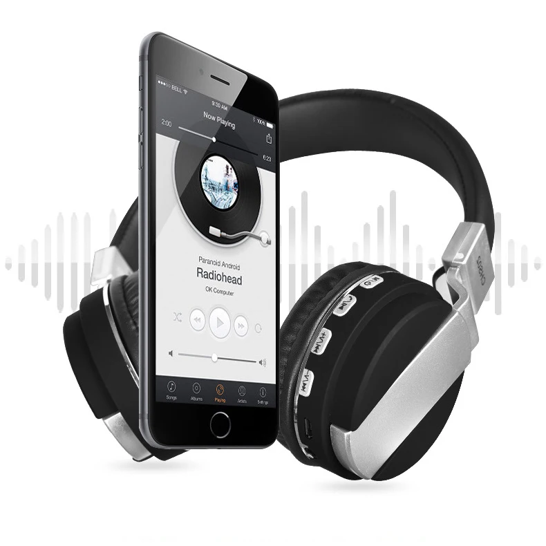 Беспроводные игровые Bluetooth наушники с тяжелыми басами стереогарнитура