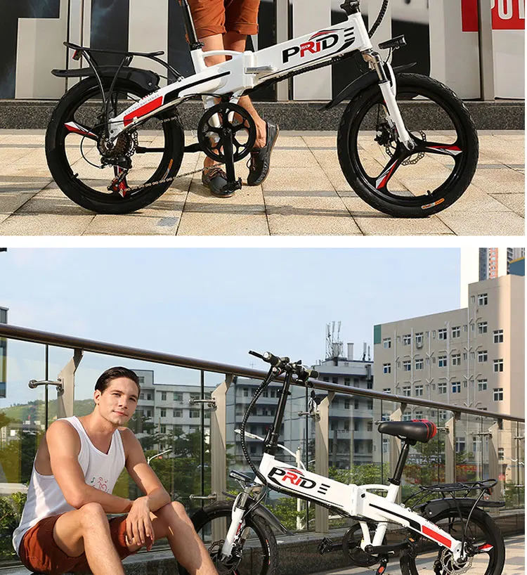 Top New Aluminum Alloy frame 20 inch electric bike SHIMAN0 folding mini ebike 200W lithium battery Hydraulic Brake electric bicycle 28