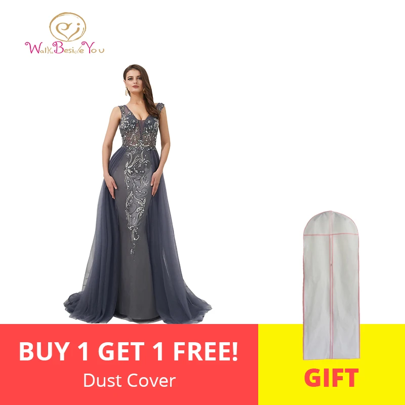 Evening Dresses Long 2018 Wholesale Luxury Sexy Mermaid Gray/Wine Red Train Sleeveless Beading Crystal Evening Gowns Prom Party Evening Dresses Long 2018 Wholesale Luxury Sexy Mermaid Gray/Wine Red Train Sleeveless Beading Crystal Evening Gowns Prom Party