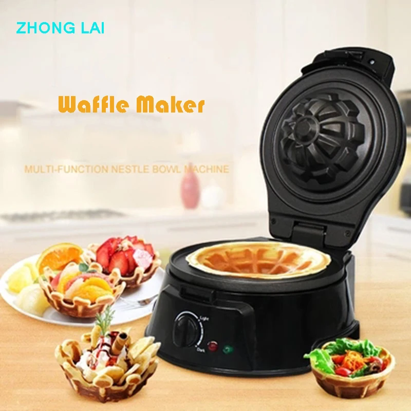 

Waffle Maker Multi-function Breakfast Maker Waffle Bowl Cake Maker