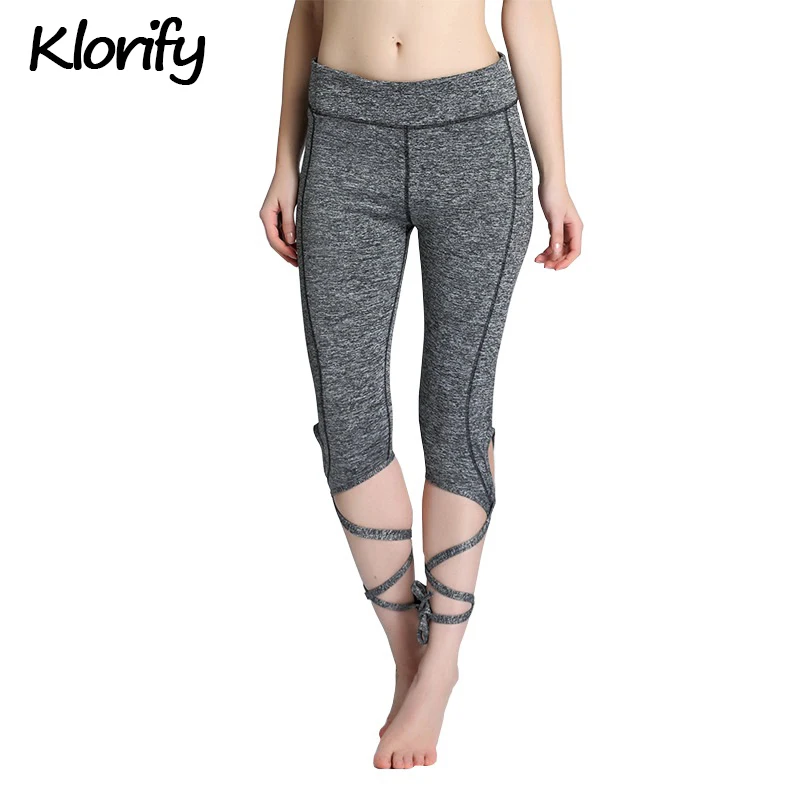 tie up yoga leggings