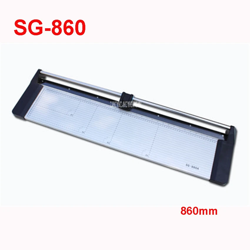 خصم جديد المحمولة 34 بوصة 860 ملليمتر دليل الروتاري المهنية ورقة pvc SG-860 الأسطوانة ورقة القاطع الانتهازي الانتهازي 5-6 ورقة