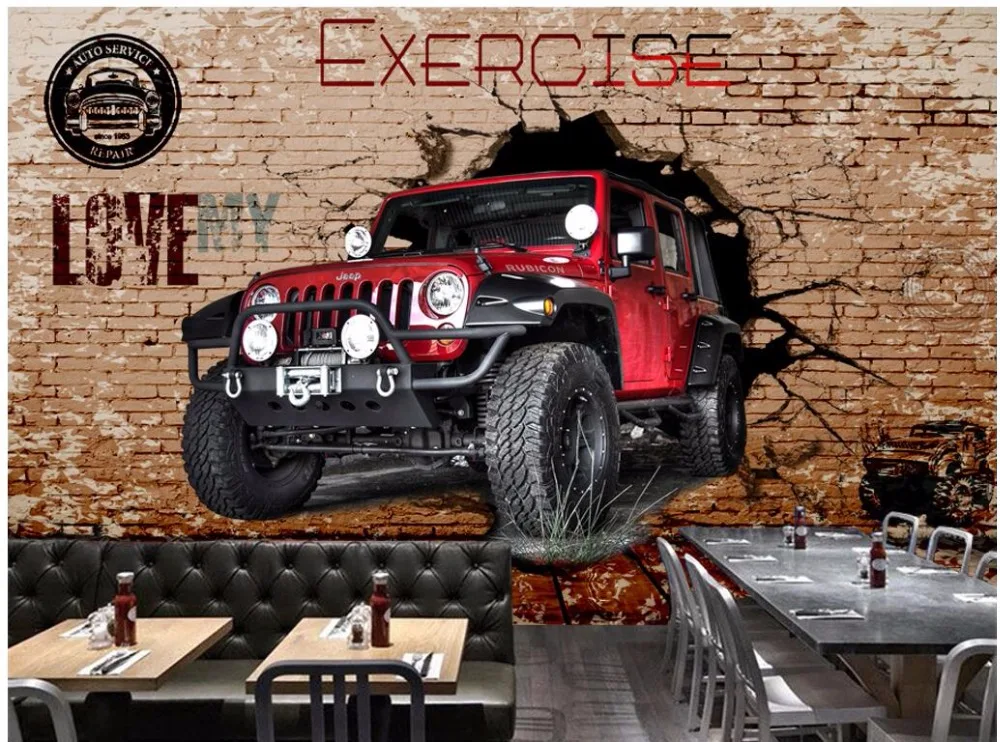 

3d wallpaper custom photo Car wall KTV background wall picture decor painting room 3d wall murals wallpaper for walls 3 d
