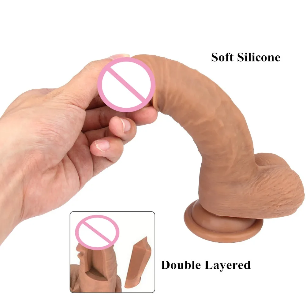 Live4Cool Realistic Penis Big Dildo with Suction Cup Remote Control Vibrator Adult Dicks Sex Toys for Women Female Masturbator (9)