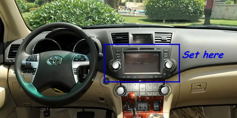 Для Toyota Highlander 2007~ 2013 10," Автомобильный Android HD сенсорный экран gps NAVI CD DVD Радио ТВ Andriod система