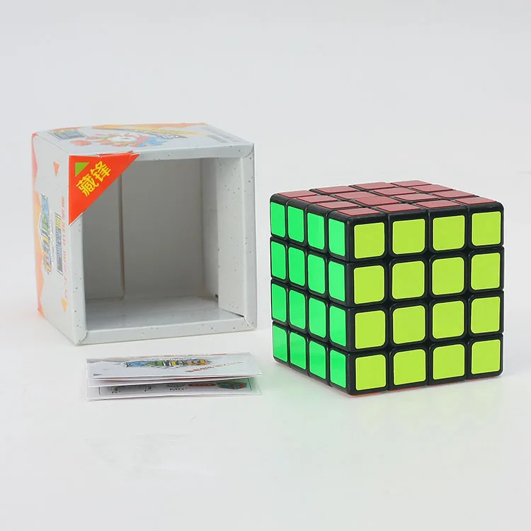 Оригинальный и рисунком кунг фу CangFeng cubo magico 4x4x4 магический куб головоломка 4x4