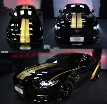 

High-quality Materials Luxurious Gold Sticker With Number For Ford Mondeo /Focus /Mustang Z2CA520