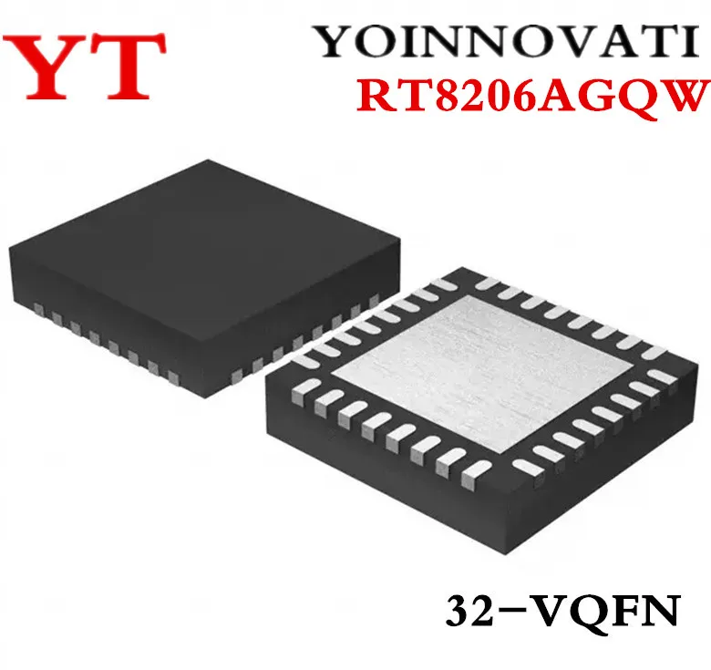

10 шт./лот RT8206AGQW RT8206 8206 QFN32 CTRLR SMPS STPDN DUAL IC лучшее качество