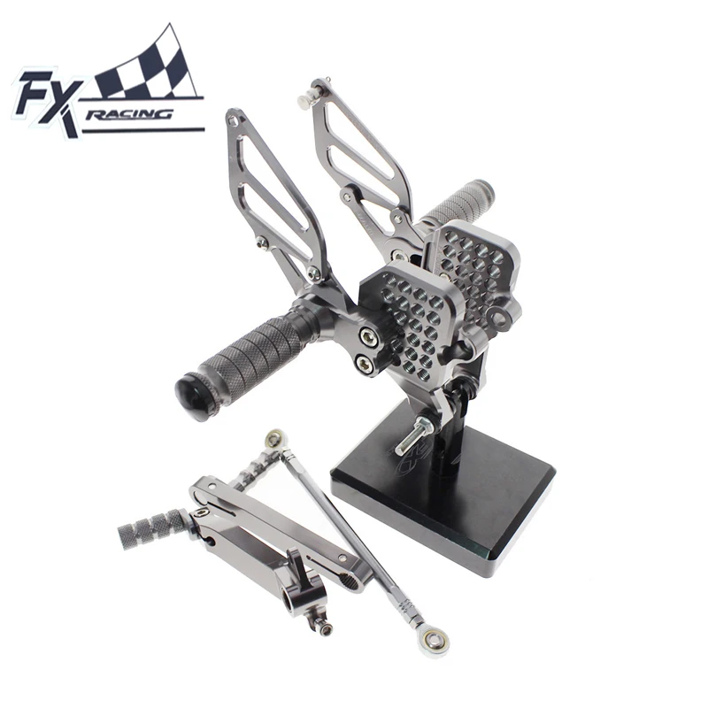 

CNC Motorcycle Foot Pegs Rest Footpegs Pedals Rearset Footrest Rear Set For Ducati 749 999 Motorcycles Foot Accessories