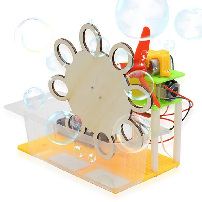 DIY Assembled Electric Bubble Toy Material Puzzle Science Small Invention for Kids | Игрушки и хобби