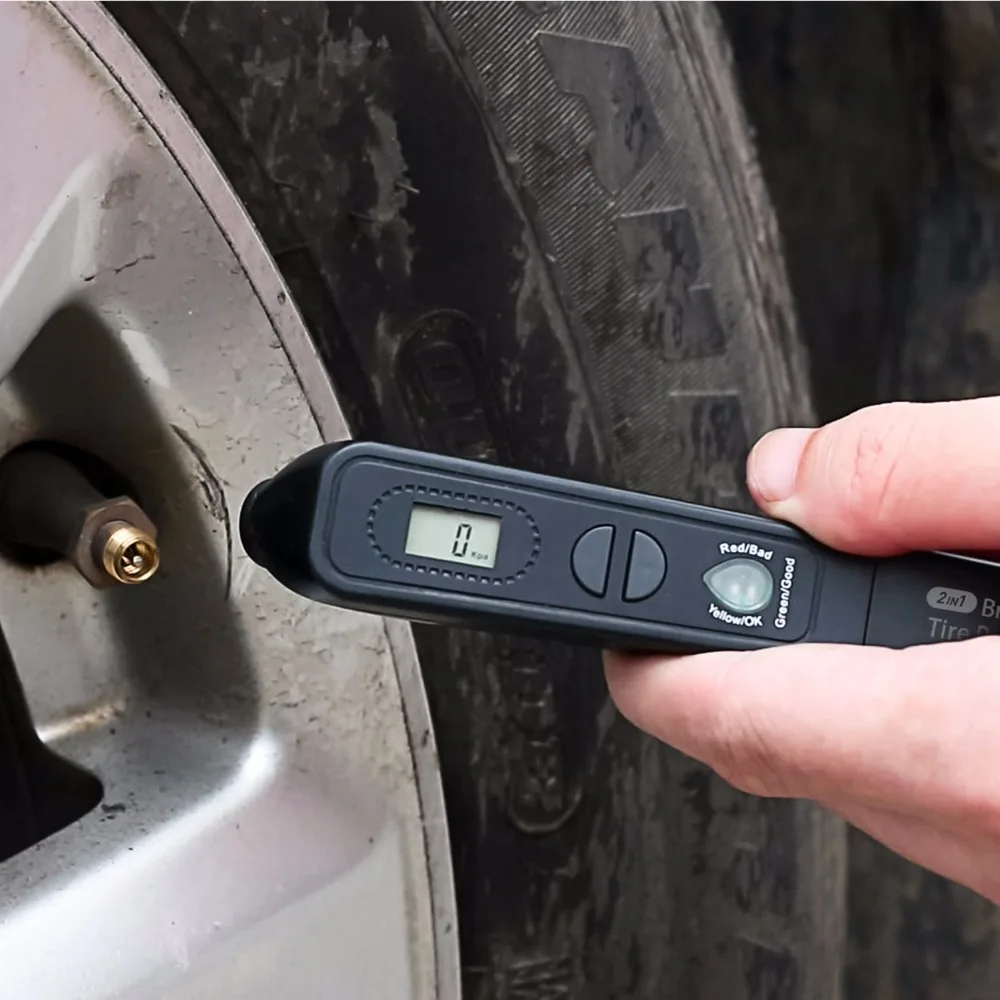 Newest Brake Fluid Tester Tire pressure monitor 2 in 1 obd2 Diagnostic Tool for DOT3/DOT4 Brake Fluid Liquid Tester TPMS