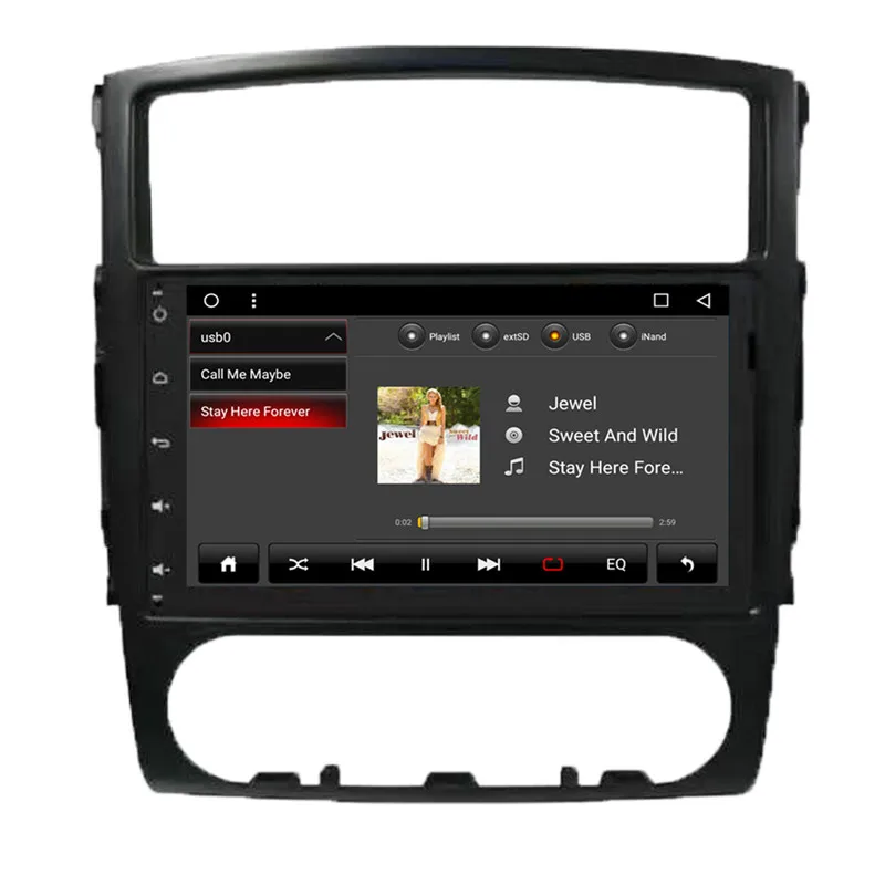 Sale Ectwodvd Octa Core Android 8.1 Car DVD Player GPS Navigation Multimedia For Mitsubishi Pajero 2010 2011 2012 2013 2014 2015- 4