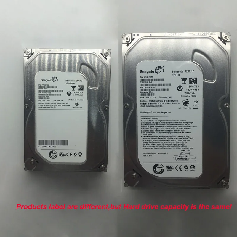  Original Seagate ST3320410SV 320 GB 35 pulgadas disco duro interno 7200 RPM SATA 20 6 Gb/s 8 MB cac