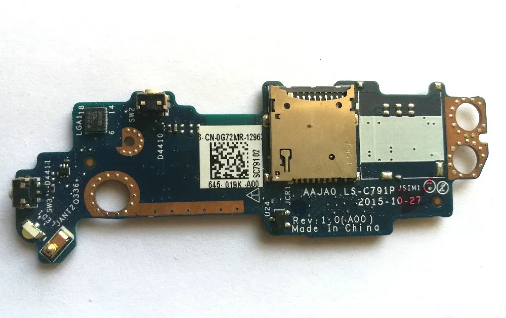 Original para 5175 Placa Power Switch Botton Aaja0 Ls-c791p G72mr 0g72mr Bom Teste Frete Grátis
