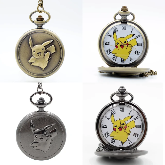 Fashion Pikachu Game Boy Pokemon Pocket Monsters Quartz Pocket Watch Analog Pend Fashion Pikachu Game Boy Pokemon Pocket Monsters Quartz Pocket Watch Analog Pend