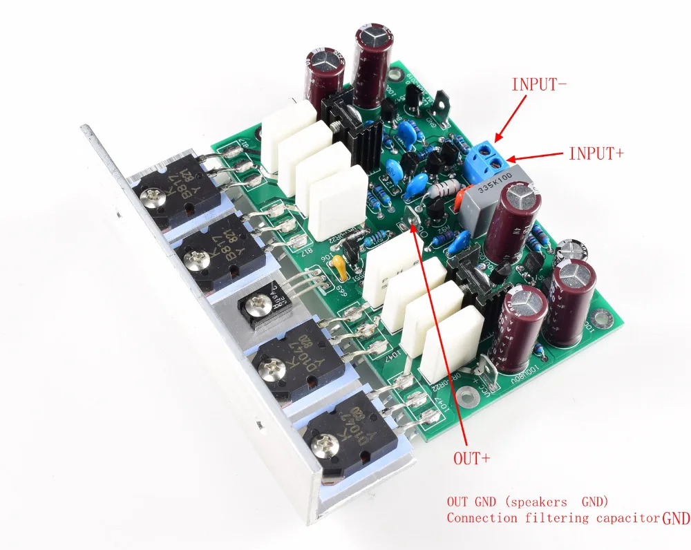 LJM-Audio Hi-end L20 200 Вт 8R Audio Stero усилитель мощности с алюминиевым углом(собранная Плата усилителя, включает 2 корпуса