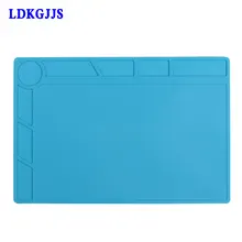 Теплоизоляционный силиконовый рабочий коврик термостойкая паяльная станция BGA ремонтная Подушка изолятор площадка для обслуживания платформы