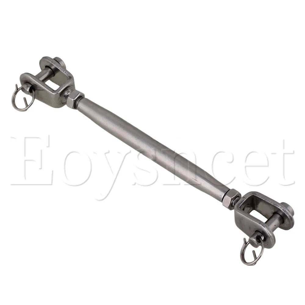 

Silver M5 Stainless Steel European Style Closed Body Turnbuckle Wire Rope