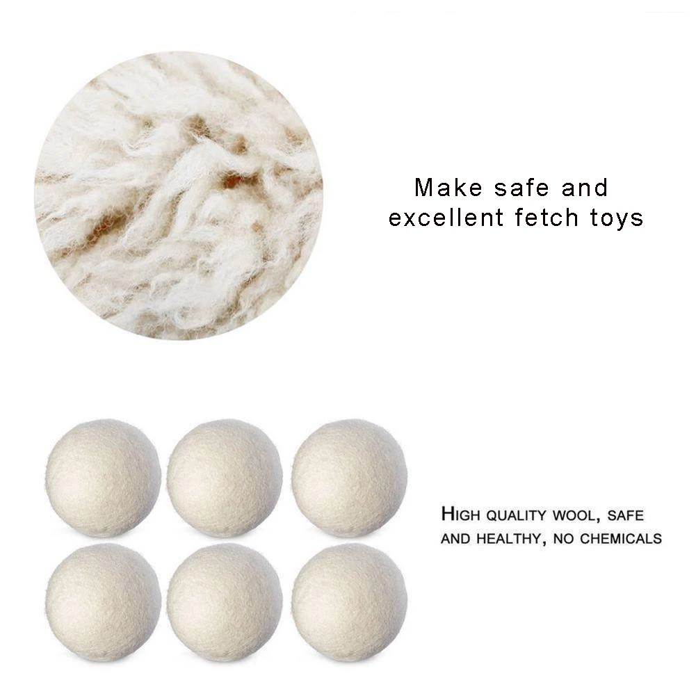 Laundry Clean Ball 6pcs/pack Reusable Natural Organic Laundry Fabric