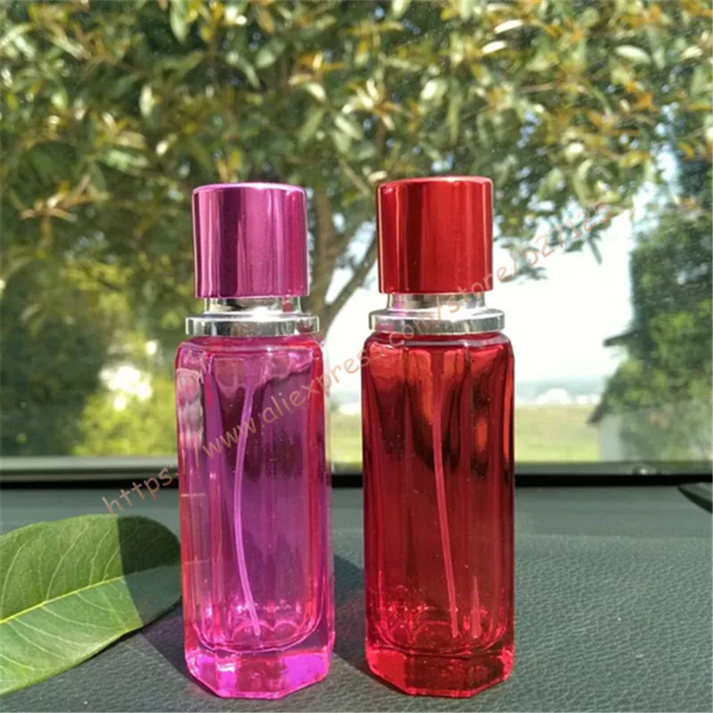 20ml pretty colors perfume bottle,spray glass bottle,travel refillable