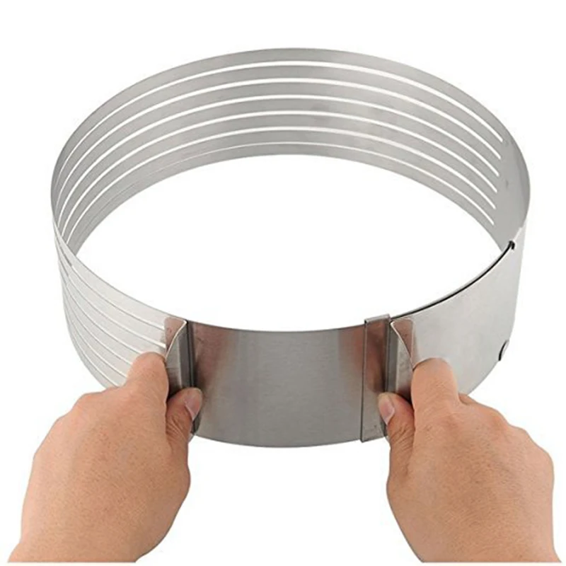 Unibird 1 шт. выдвижной мусс кольцо Stianless Сталь торт плесень круг слоистых Тесак DIY Кухня выпечки инструмент 3D формы для выпечки формы