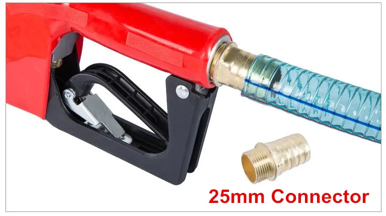 Diesel Oil Dispensing Tool Homyl Fuel Refilling Nozzle Automatic Cut-off Fuelling Nozzles Grey 