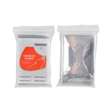 Покрытие из фольги для кемпинга портативное для чрезвычайных обстоятельств готовности areia выживания тепловой штора-экран 210*130 см/50 г