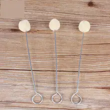 10 шт. шерсть Мяч кисти Кожа DIY Инструменты для окрашивания кожи цвет окрашивания краски край масляный инструмент