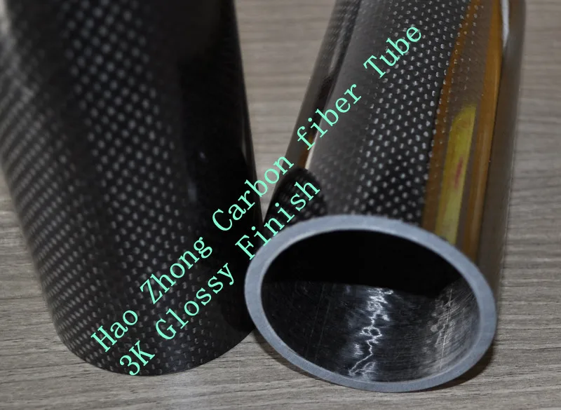 

4 pcs 24MM OD x 22MM ID Carbon Fiber Tube 3k 500MM Long with 100% full carbon, (Roll Wrapped) Quadcopter Hexacopter Model 24*22