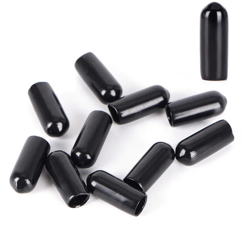 10PCS 3/4/5/6/7/8MM For 4 Lines Quad Stunt Kite Fixed Parts Black Rubber End Caps | Обустройство дома