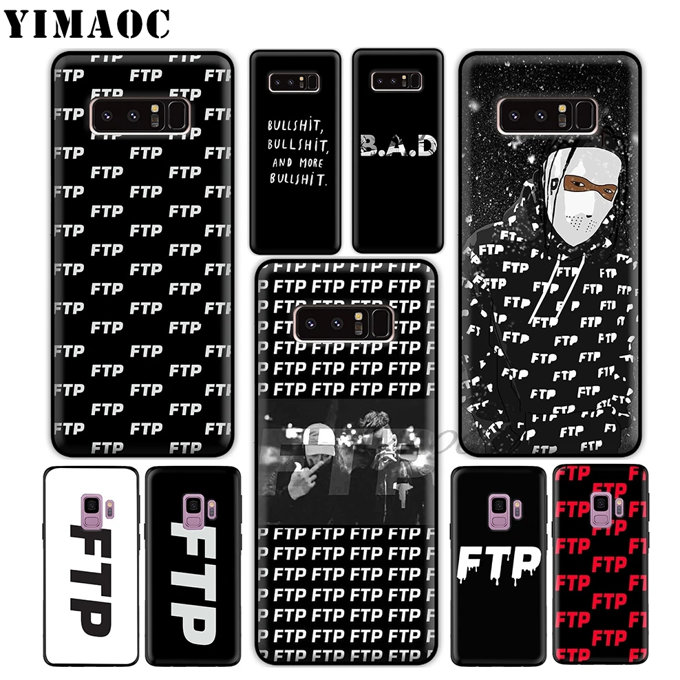 YIMAOC FTP CHILL Cool Logo Soft Silicone Case for Samsung Galaxy A9 A8 A6 Plus 2018 A5 A3 2017 2016 Note 9 8 |